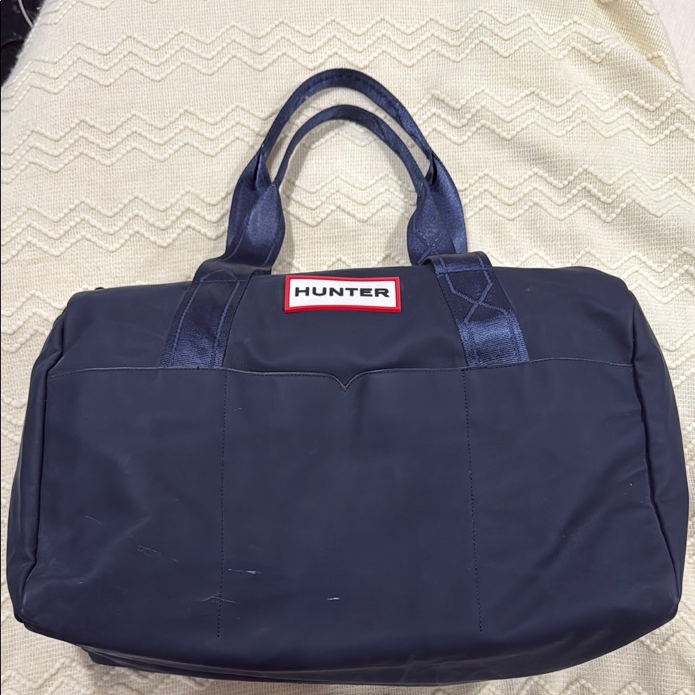 Hunter Blue Duffel Bag Durable and Spacious